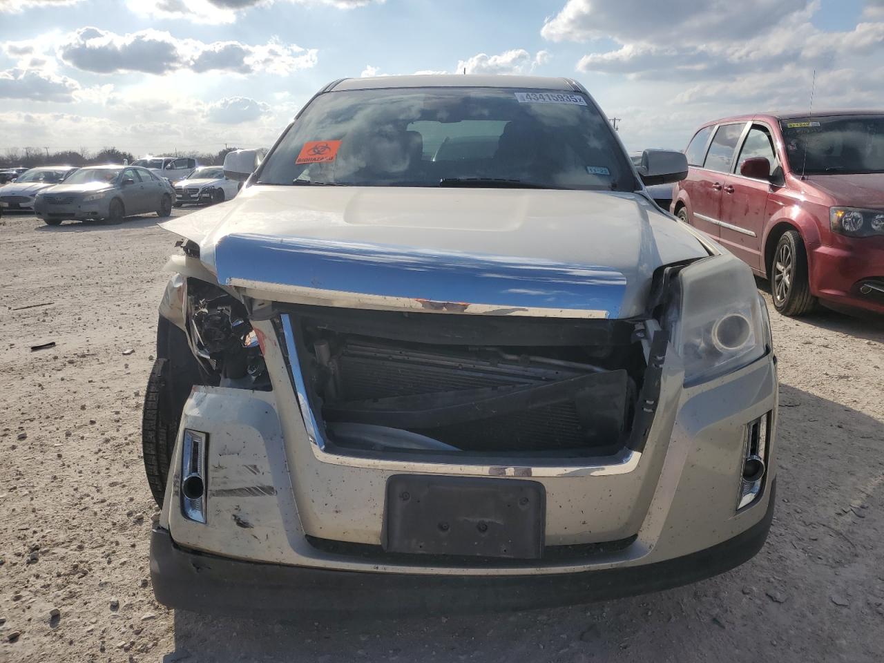 2013 GMC Terrain VIN 2GKALMEK0D6251101 Copart auction photo, front end / minor dent/scratches damage thumbnail 5
