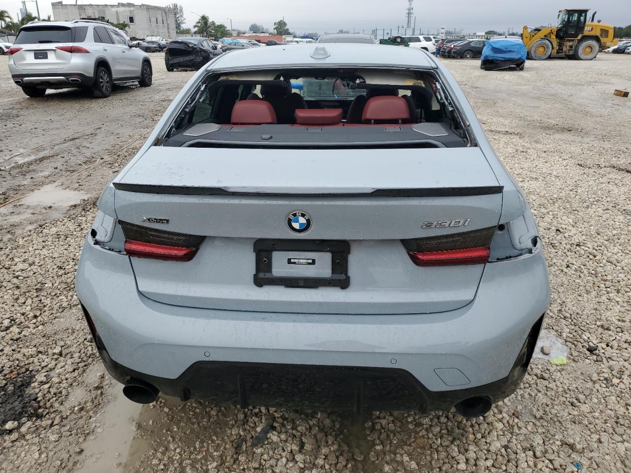 2023 BMW 3er VIN 3MW89FF04P8D31311 Copart auction photo, vandalism / rear end damage thumbnail 6