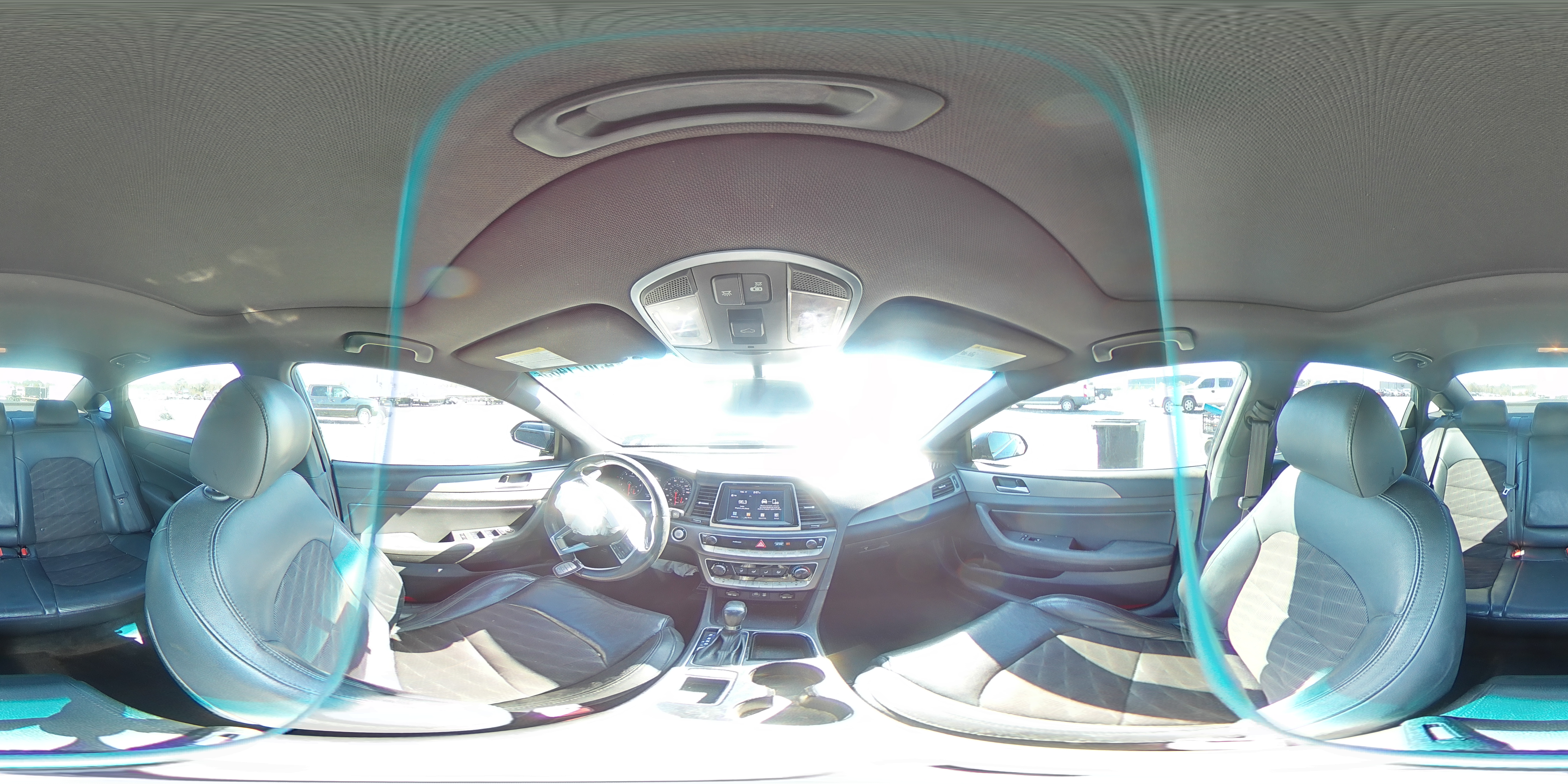 2018 Hyundai Sonata VIN 5NPE34AF4JH661672 Copart auction photo, front end / side damage thumbnail 12