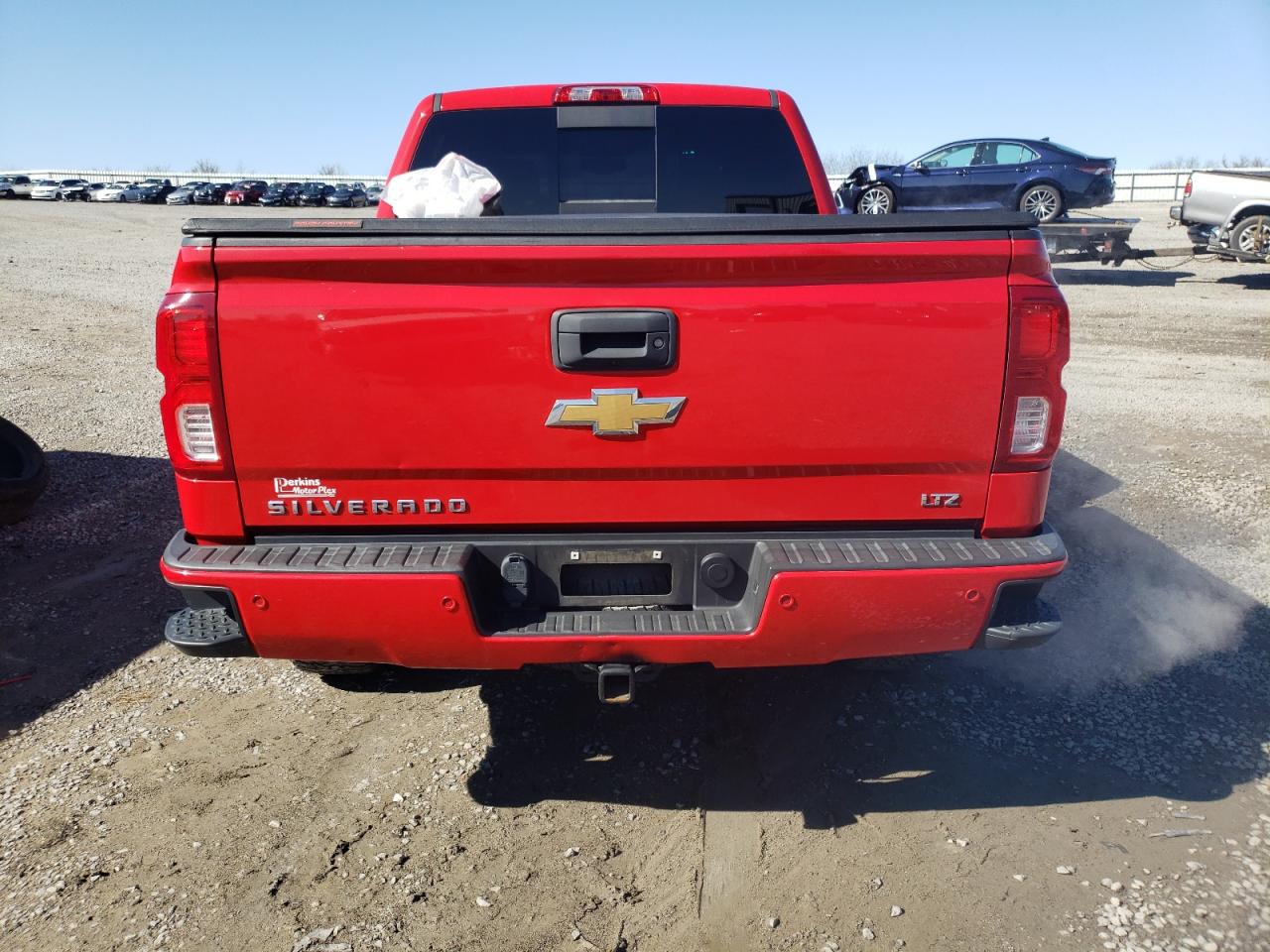 2016 Chevrolet Silverado VIN 3GCUKSEC0GG132191 Copart auction photo, front end / side damage thumbnail 6
