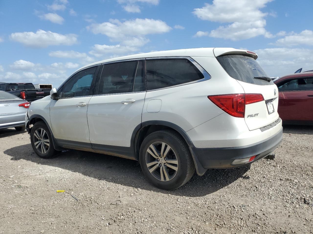 2018 Honda Pilot VIN 5FNYF5H44JB011074 Copart auction photo, front end / rear end damage thumbnail 2