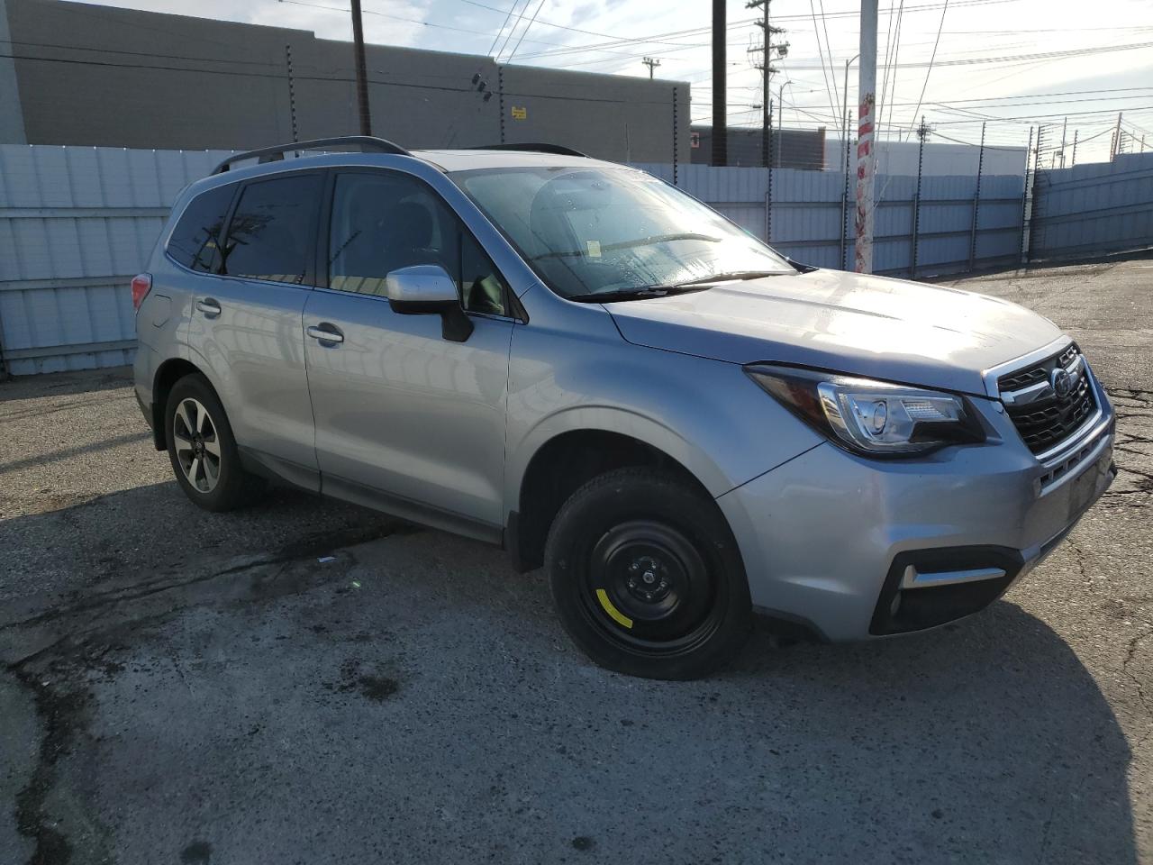 2018 Subaru Forester VIN JF2SJARC1JH523041 Copart auction photo, burn damage thumbnail 4