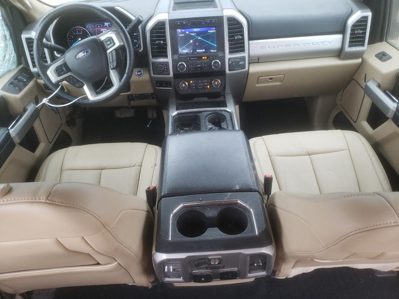 2020 Ford F450 VIN 1FT8W4DT6LEC41131 Copart auction photo, side / top/roof damage thumbnail 8