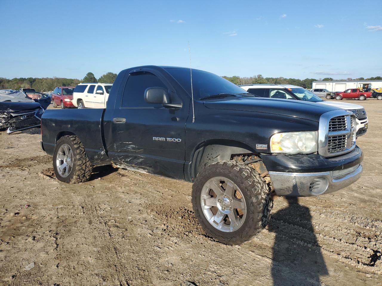 2004 Dodge RAM VIN 1D7HU16D24J150155 Copart auction photo, rear end / side damage thumbnail 4