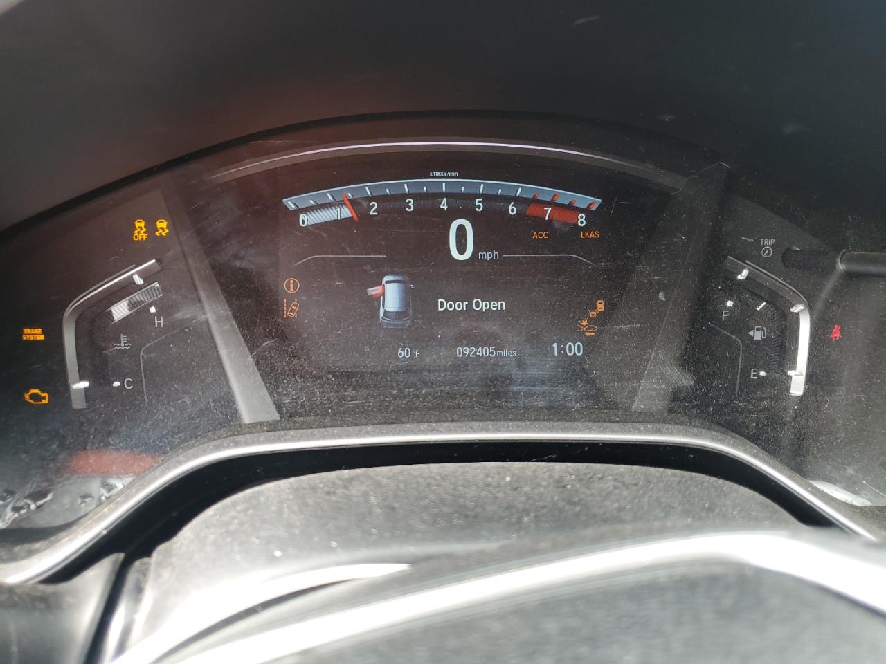 2017 Honda CR-V VIN 5J6RW1H56HL007325 Copart auction photo, front end / minor dent/scratches damage thumbnail 9