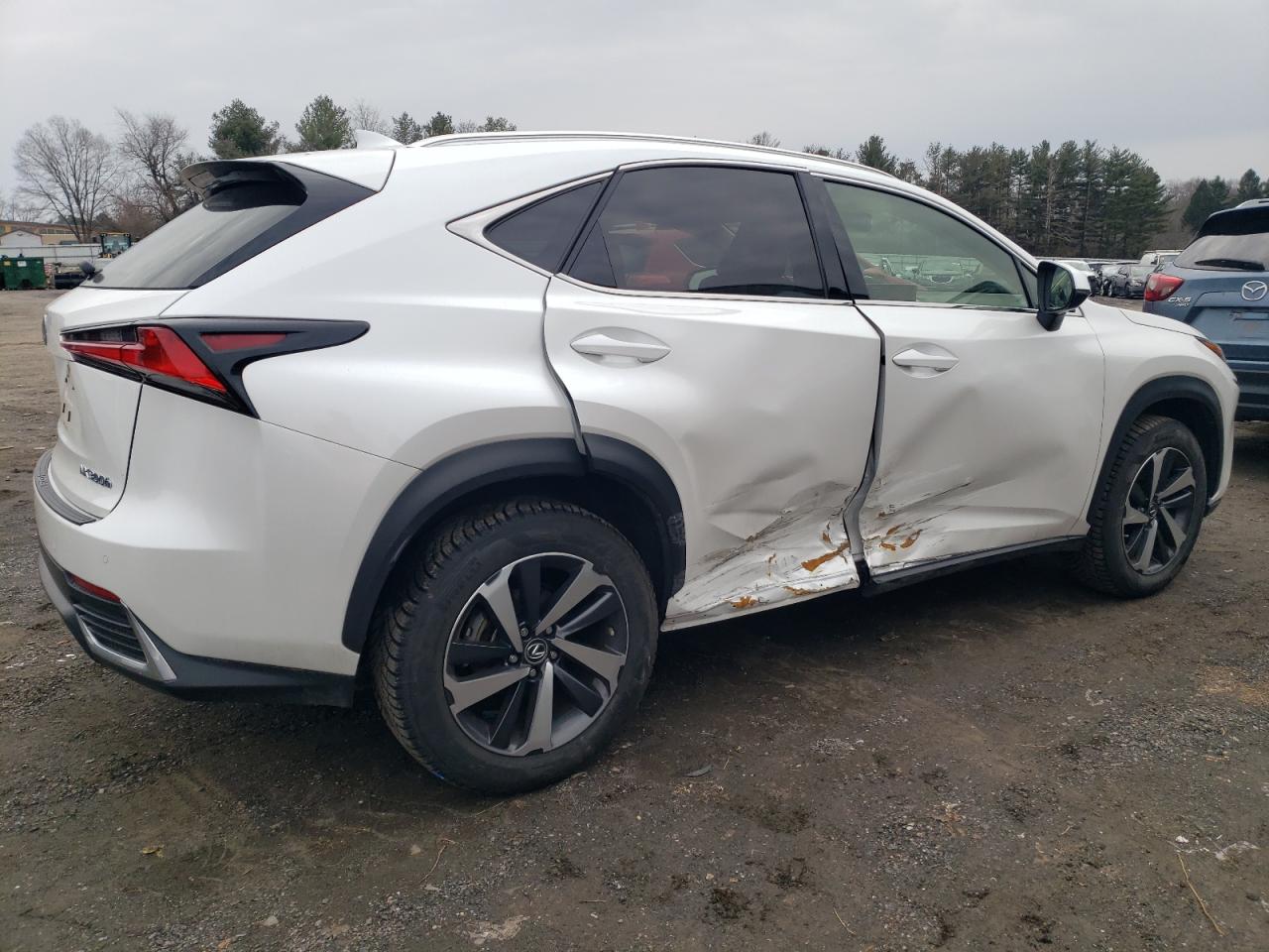 2020 Lexus NX VIN JTJGJRDZ0L5009200 Copart auction photo, side / minor dent/scratches damage thumbnail 3