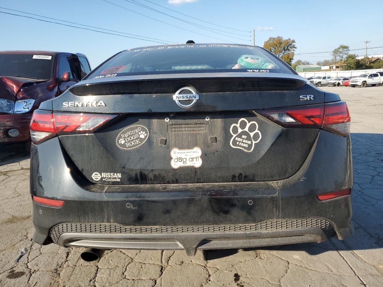 2021 Nissan Sentra VIN 3N1AB8DV2MY212223 Copart auction photo, front end / side damage thumbnail 6