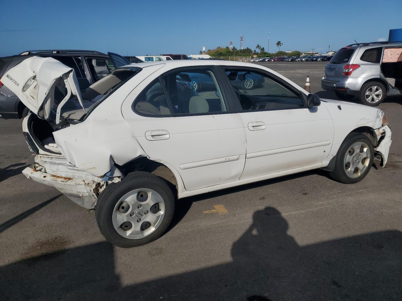 2005 Nissan Sentra VIN 3N1CB51D35L512984 Copart auction photo, rear end / front end damage thumbnail 3