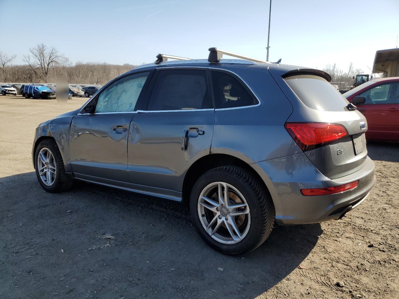 2013 Audi Q5 VIN WA1DGAFP8DA040540 Copart auction photo, rollover / all over damage thumbnail 2
