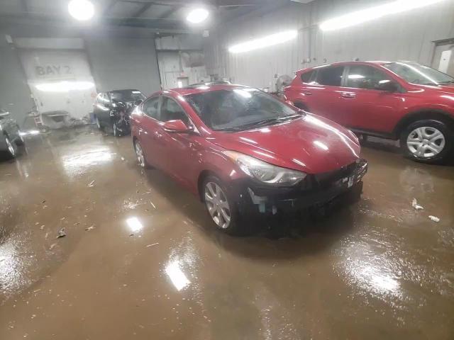 2013 Hyundai Elantra VIN KMHDH4AE0DU857585 Copart auction photo, front end damage thumbnail 14