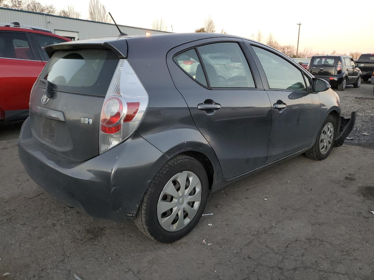 2012 Toyota Prius VIN JTDKDTB3XC1517570 Copart auction photo, front end damage thumbnail 3