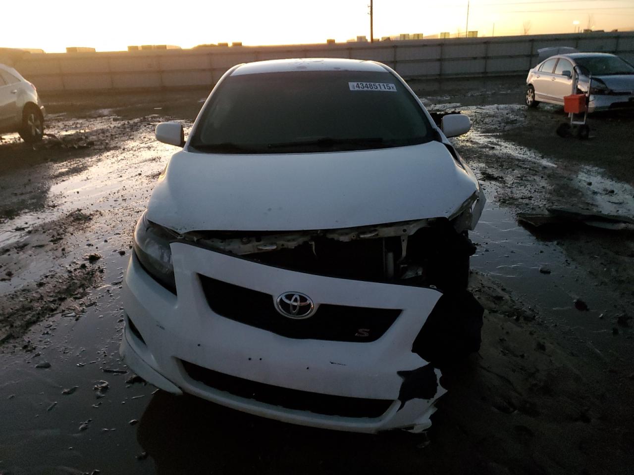 2010 Toyota Corolla VIN 2T1BU4EE8AC363744 Copart auction photo, front end / rear end damage thumbnail 5
