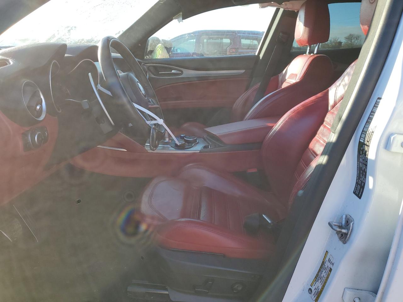 2019 Alfa Romeo Stelvio VIN ZASPAKBN7K7C50837 Copart auction photo, front end / side damage thumbnail 7