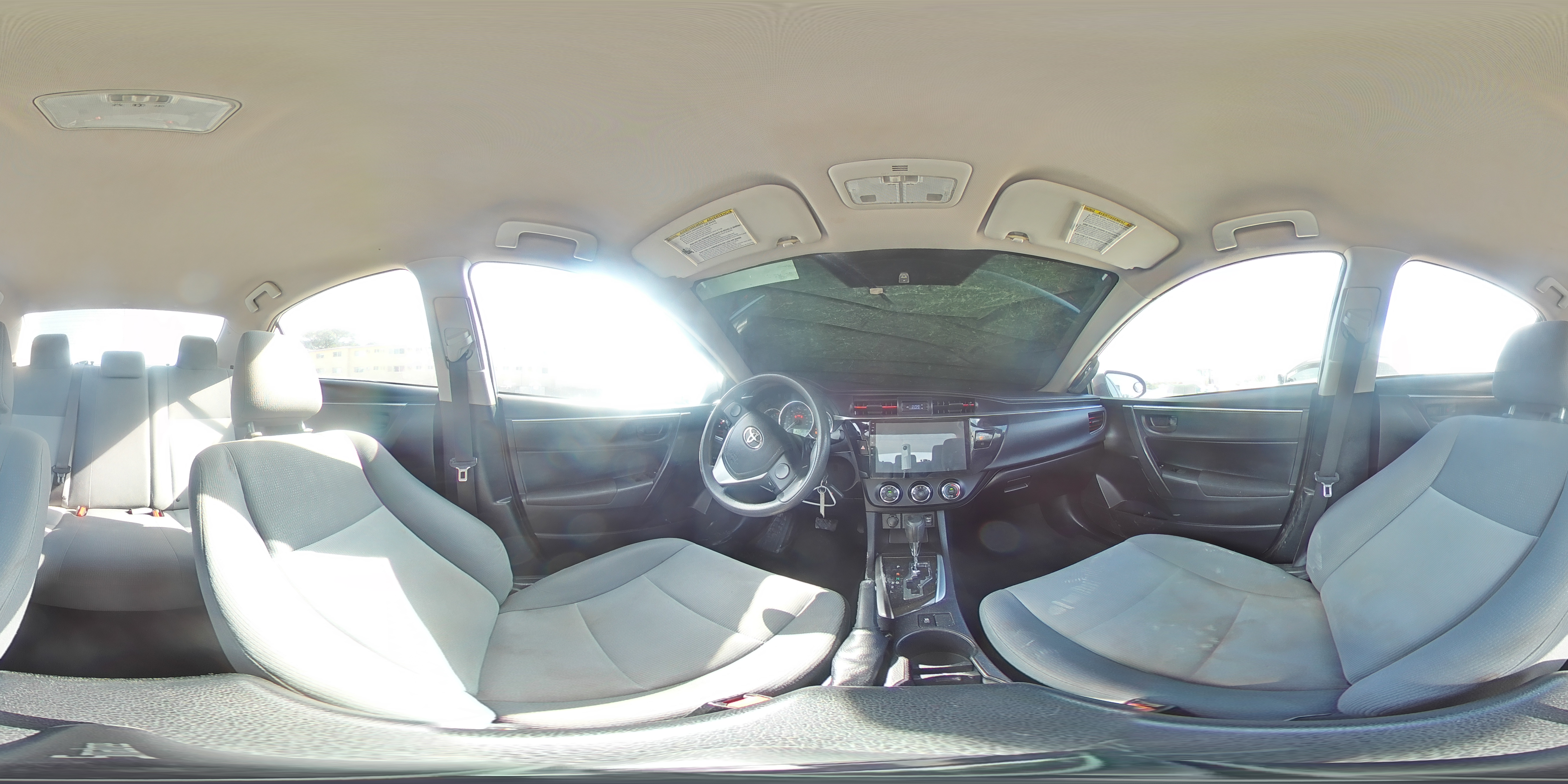 2015 Toyota Corolla VIN 2T1BURHE0FC439182 Copart auction photo, rear end / minor dent/scratches damage thumbnail 14