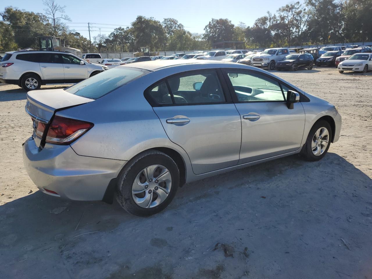 2014 Honda Civic VIN 19XFB2F51EE026060 Copart auction photo, rear end damage thumbnail 3