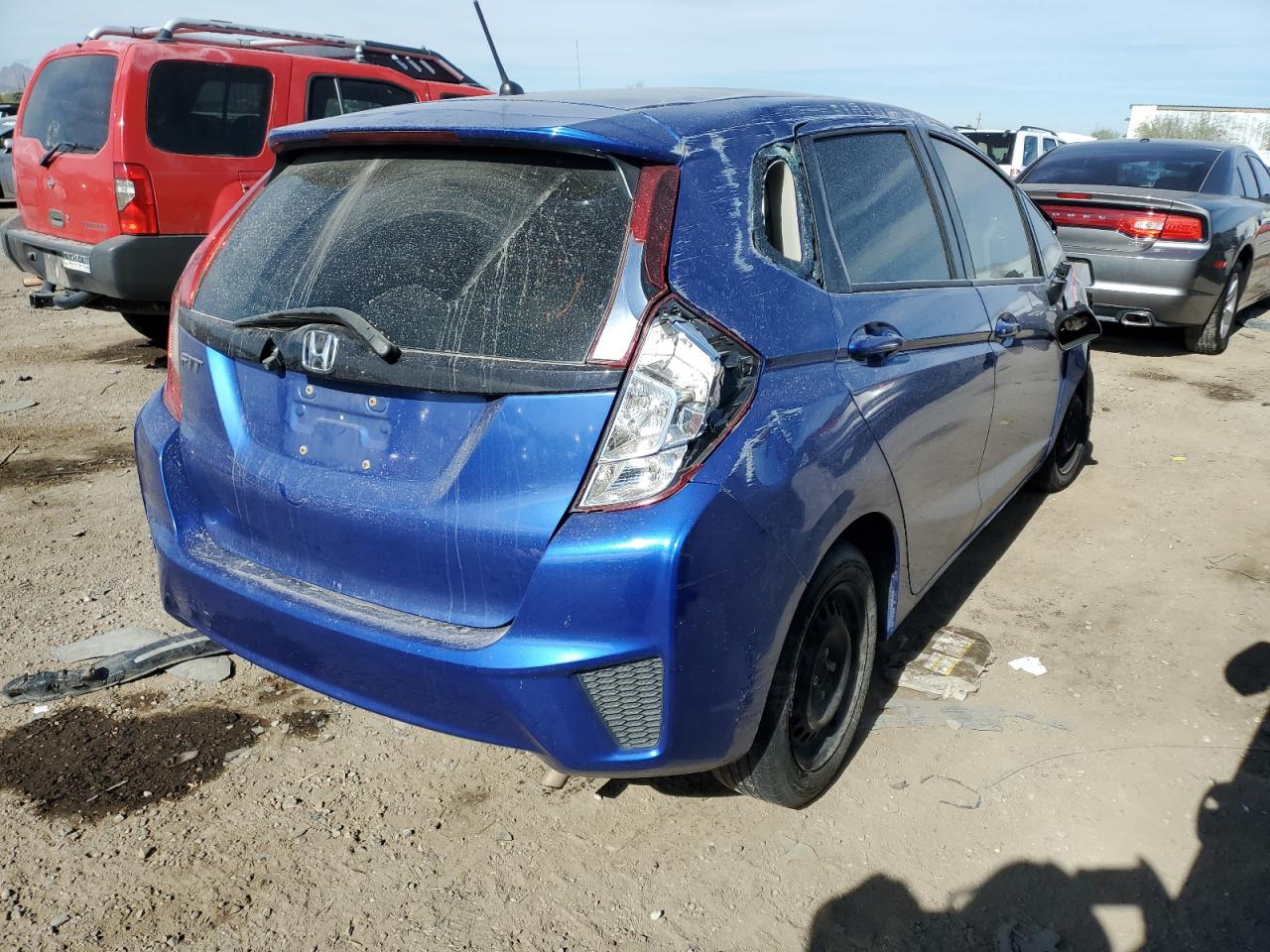 2016 Honda Fit VIN JHMGK5H54GX011282 Copart auction photo, all over / undercarriage damage thumbnail 3