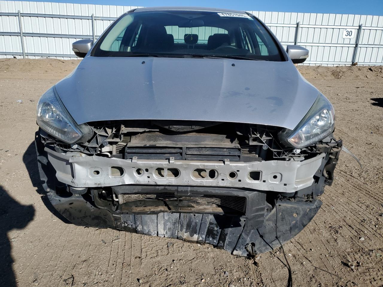 2016 Ford Focus VIN 1FADP3F24GL348258 Copart auction photo, front end damage thumbnail 5