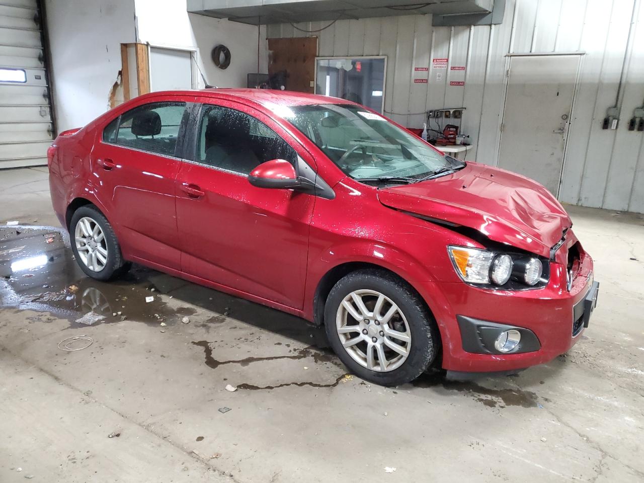 2013 Chevrolet Sonic VIN 1G1JC5SH3D4170310 Copart auction photo, front end damage thumbnail 4