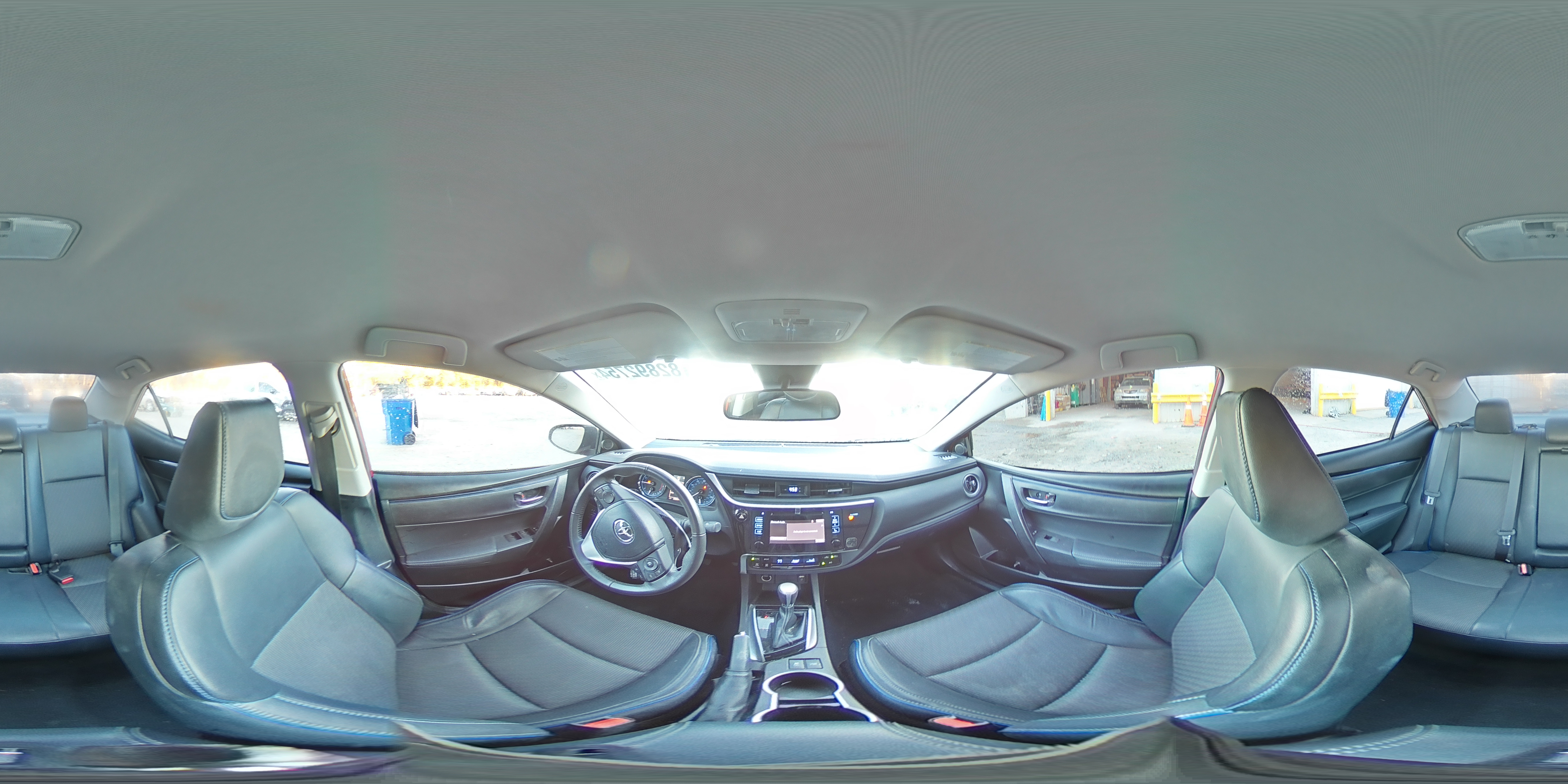 2018 Toyota Corolla VIN 5YFBURHE7JP817281 Copart auction photo, front end / side damage thumbnail 14