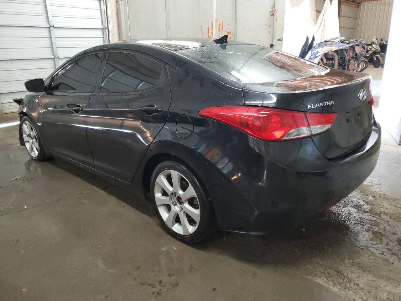 2013 Hyundai Elantra VIN 5NPDH4AE1DH239240 Copart auction photo, front end / rear end damage thumbnail 2
