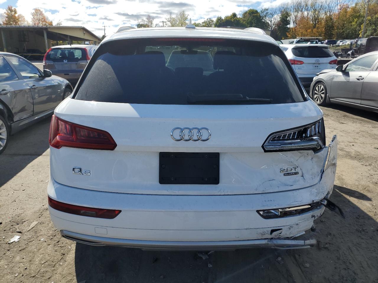 2018 Audi Q5 VIN WA1ANAFY4J2244162 Copart auction photo, rear end / minor dent/scratches damage thumbnail 6