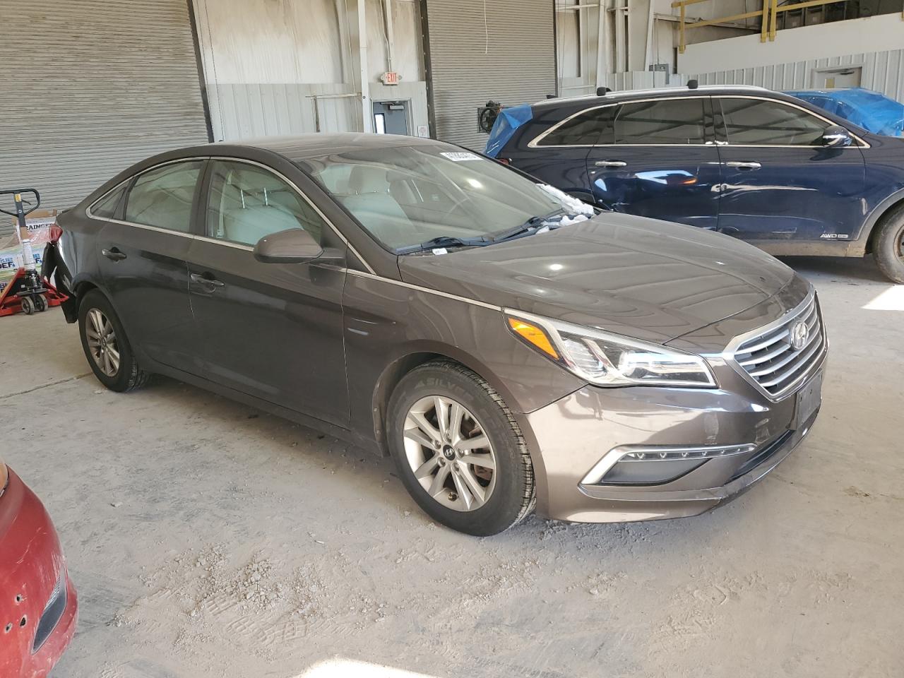 2015 Hyundai Sonata VIN 5NPE24AF6FH128992 Copart auction photo, rear end / mechanical damage thumbnail 4