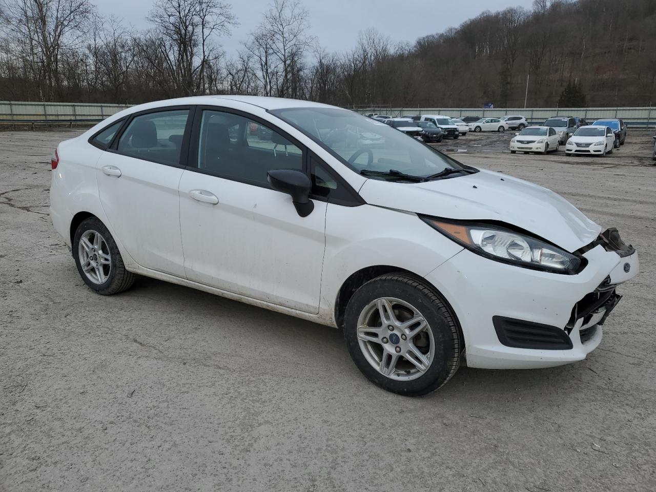 2019 Ford Fiesta VIN 3FADP4BJ9KM162712 Copart auction photo, front end damage thumbnail 4