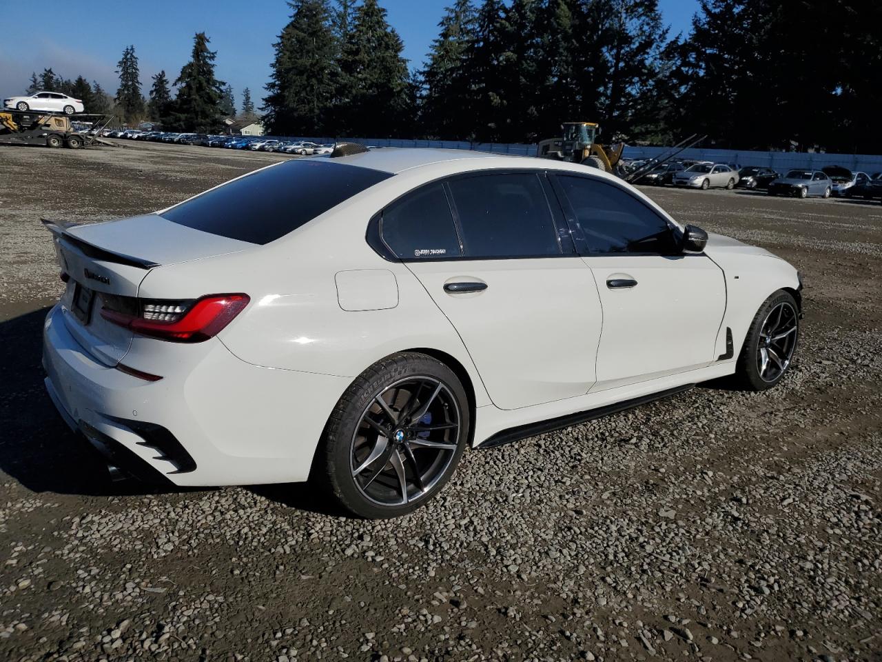 2020 BMW M3 VIN WBA5U7C06LFH63561 Copart auction photo, front end damage thumbnail 3