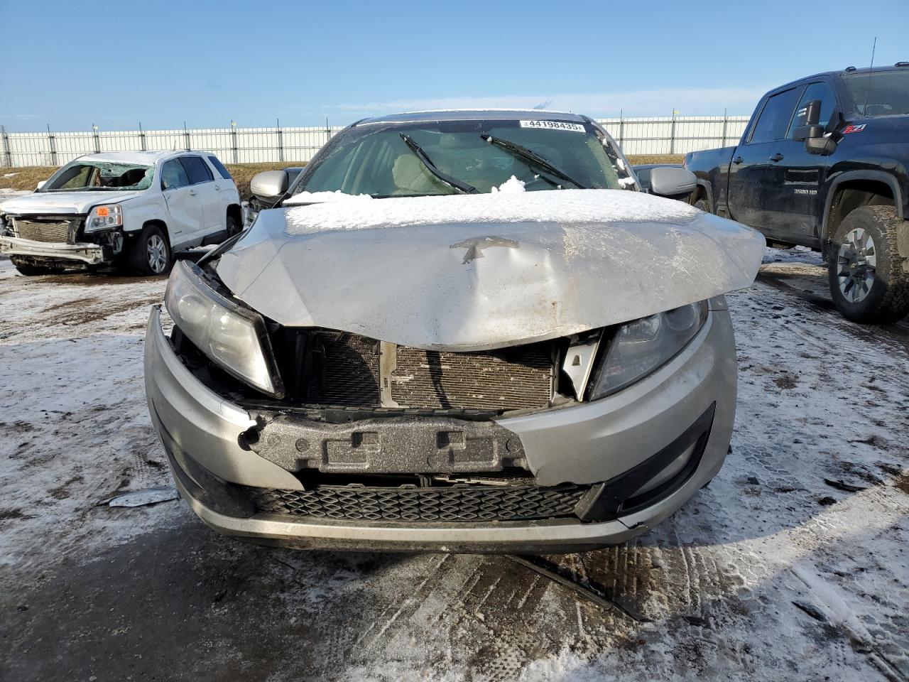 2013 KIA Optima VIN KNAGM4A74D5335676 Copart auction photo, front end damage thumbnail 5