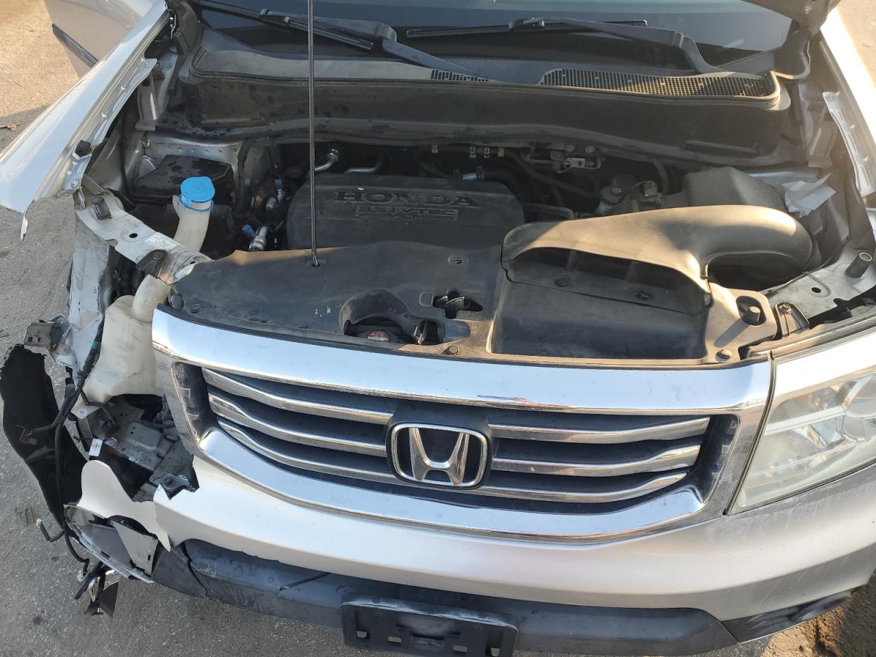 2012 Honda Pilot VIN 5FNYF4H24CB007425 Copart auction photo, front end damage thumbnail 12