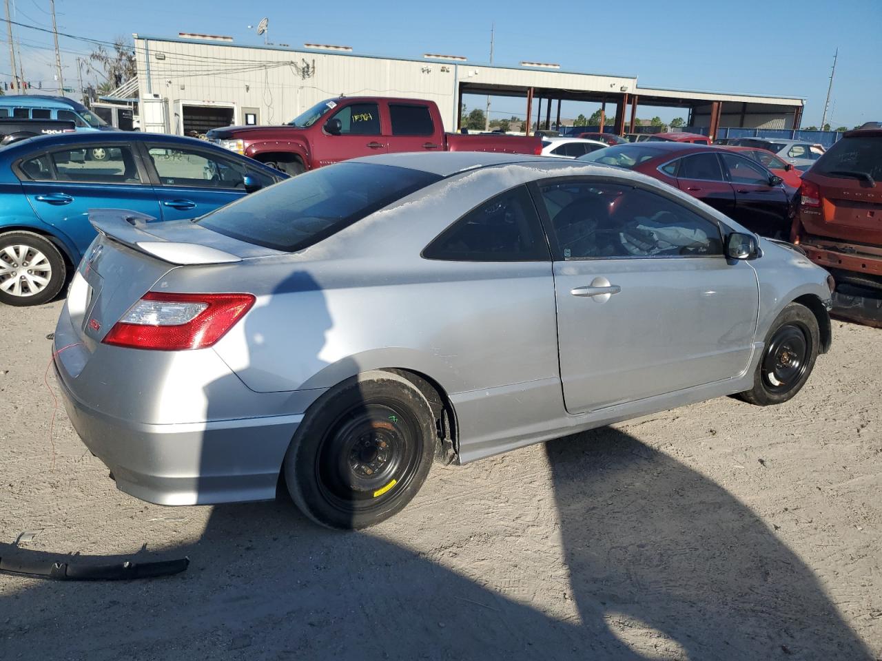 2006 Honda Civic VIN 2HGFG21566H700249 Copart auction photo, front end / side damage thumbnail 3