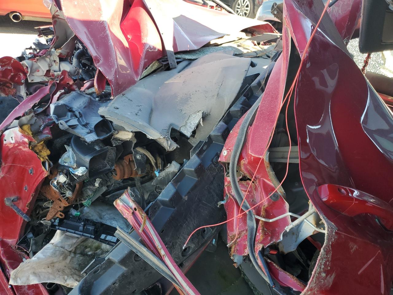 2021 Honda Accord VIN 1HGCV1F34MA074626 Copart auction photo, all over damage thumbnail 8
