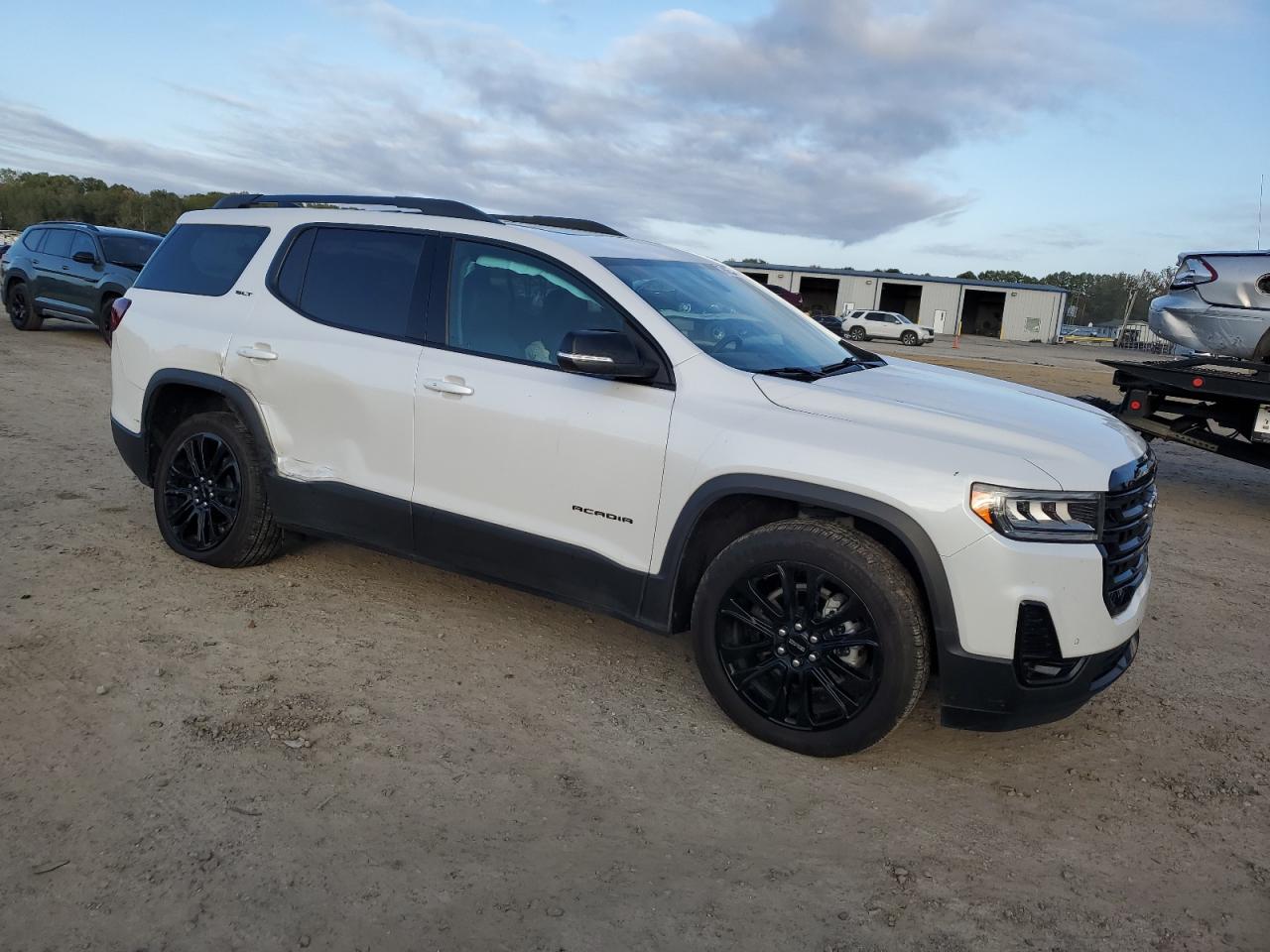 2021 GMC Acadia VIN 1GKKNMLS2MZ214511 Copart auction photo, side / rear end damage thumbnail 4