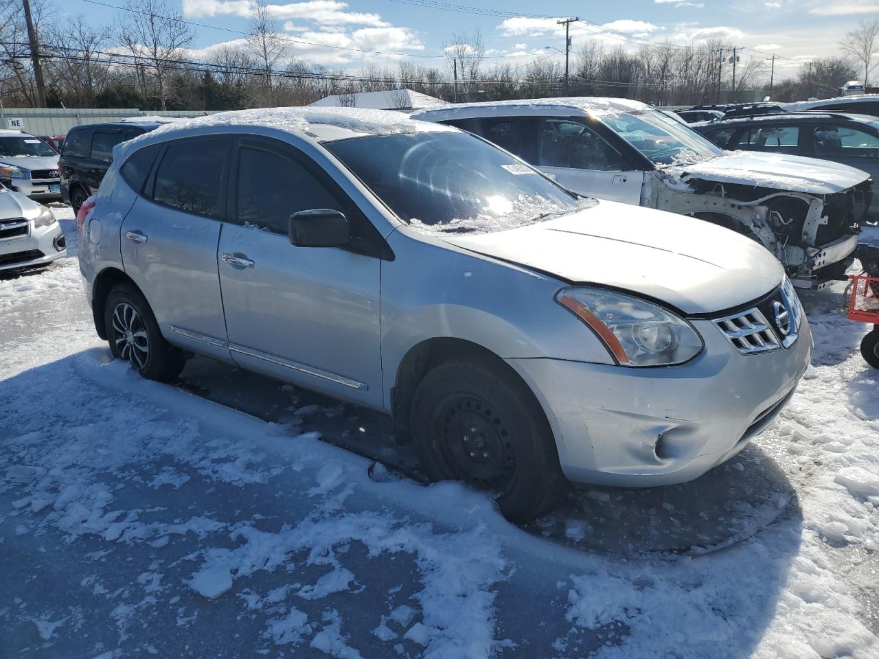 2012 Nissan Rogue VIN JN8AS5MV4CW410114 Copart auction photo, front end damage thumbnail 4
