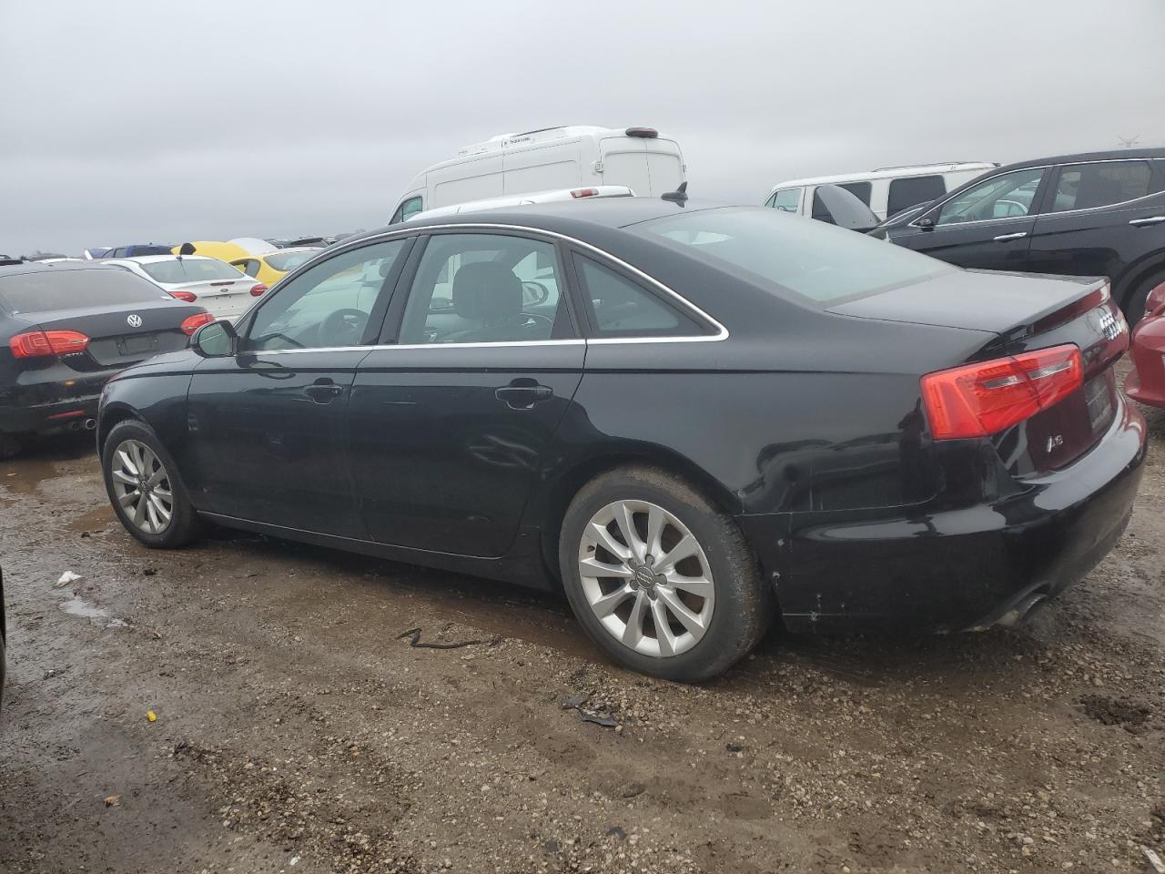 2014 Audi A6 VIN WAUFFAFC0EN038092 Copart auction photo, mechanical damage thumbnail 2
