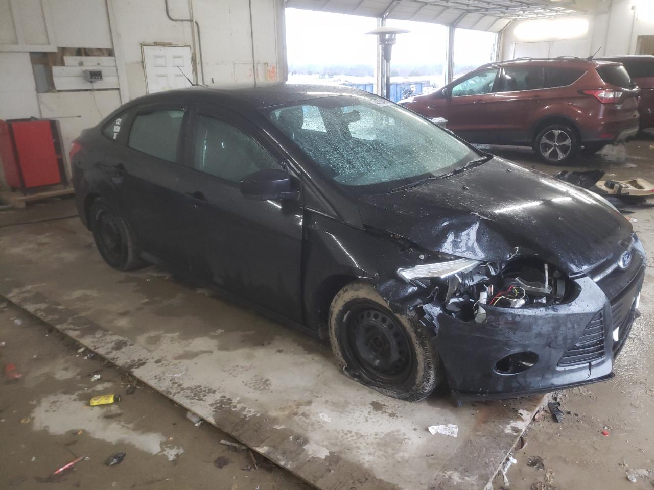 2013 Ford Focus VIN 1FADP3E24DL180070 Copart auction photo, all over / front end damage thumbnail 4