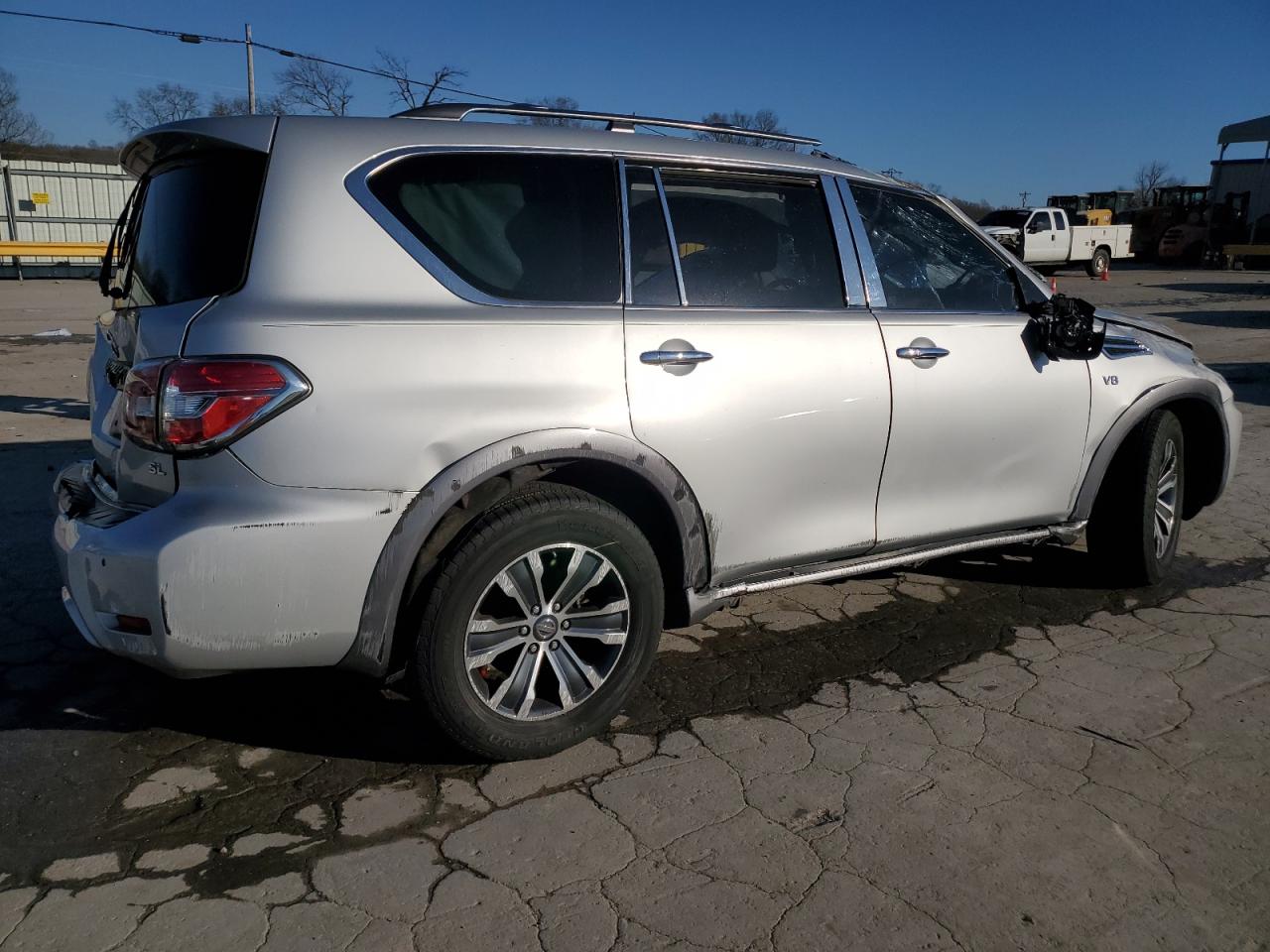 2017 Nissan Armada VIN JN8AY2NDXH9010339 Copart auction photo, rollover damage thumbnail 3