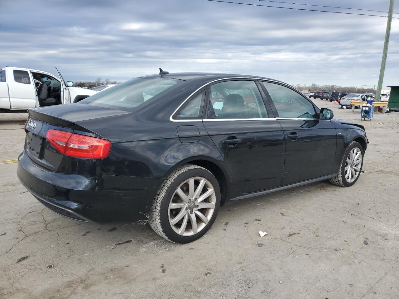 2014 Audi A4 VIN WAUAFAFL8EN015346 Copart auction photo, front end damage thumbnail 3