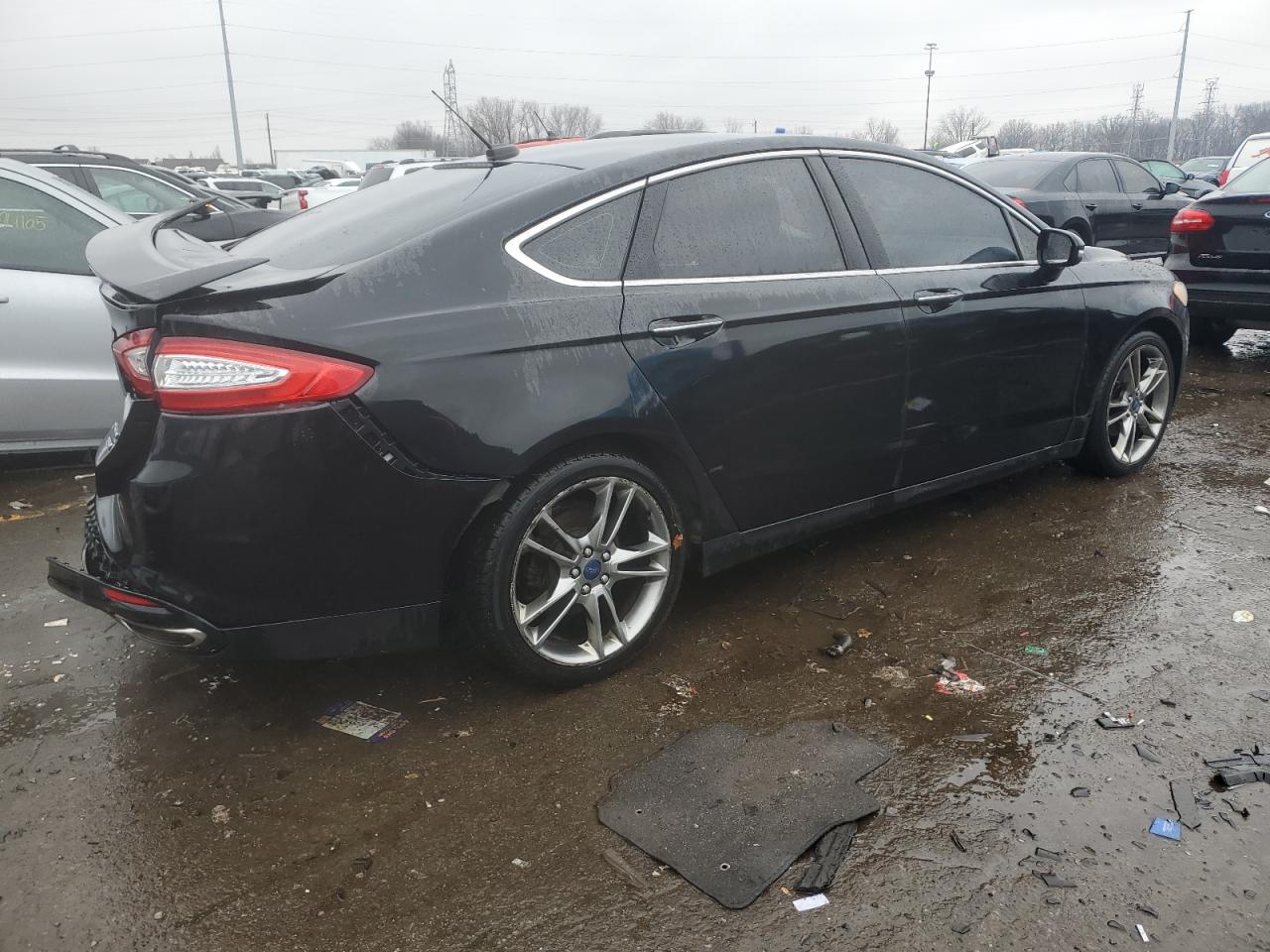 2014 Ford Fusion VIN 3FA6P0D99ER290749 Copart auction photo, rear end damage thumbnail 3