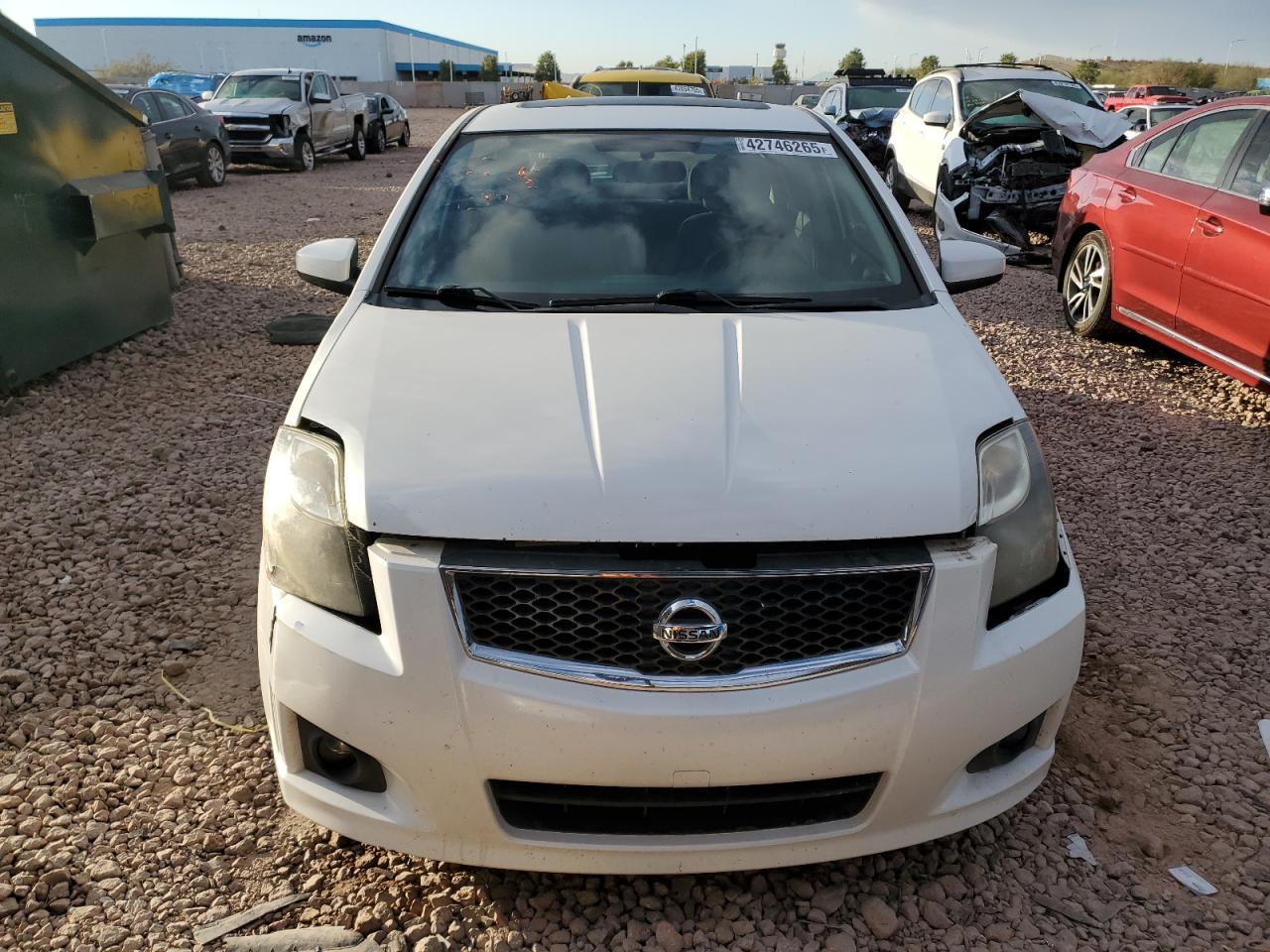 2012 Nissan Sentra VIN 3N1AB6AP0CL743779 Copart auction photo, front end damage thumbnail 5