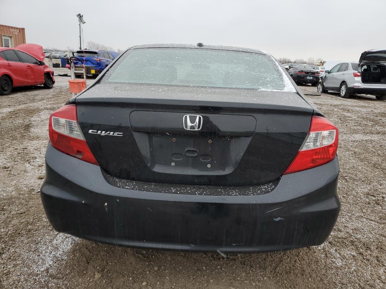 2012 Honda Civic VIN 19XFB2F9XCE030298 Copart auction photo, front end damage thumbnail 6