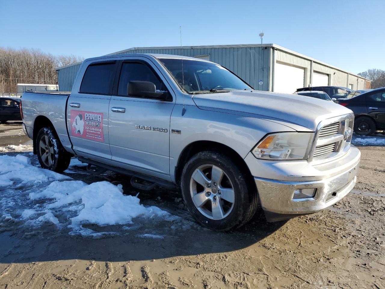 2012 Dodge RAM VIN 1C6RD6LTXCS137029 Copart auction photo, rear end / minor dent/scratches damage thumbnail 4