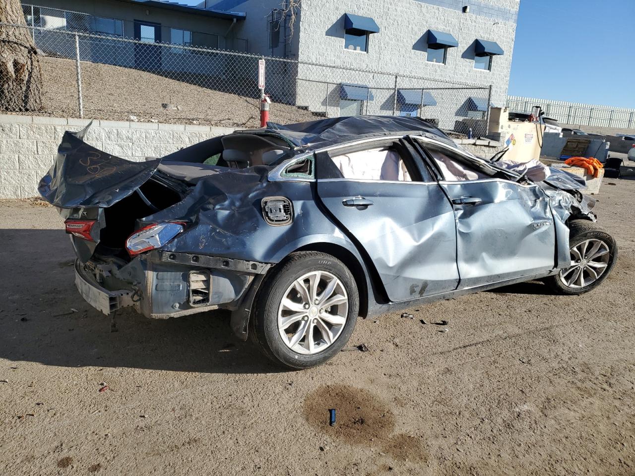 2019 Chevrolet Malibu VIN 1G1ZD5ST4KF200629 Copart auction photo, rollover damage thumbnail 3