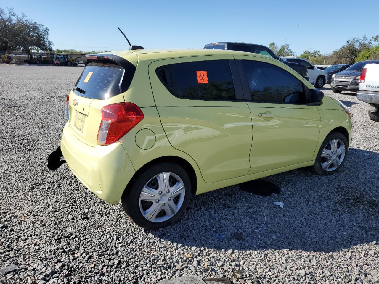 2017 Chevrolet Spark VIN KL8CB6SA6HC719949 Copart auction photo, rear end damage thumbnail 3