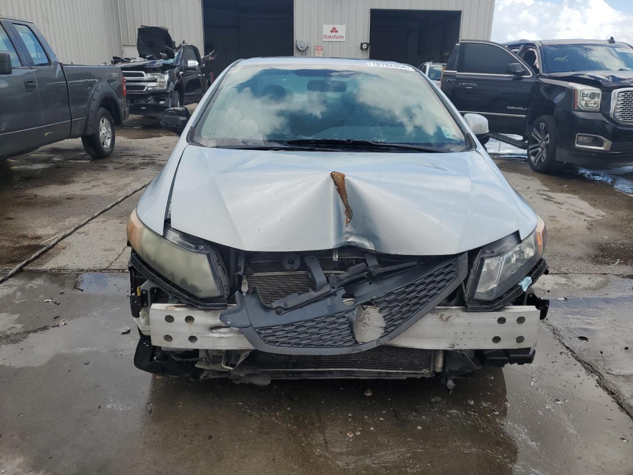 2012 Honda Civic VIN 2HGFG3B81CH517089 Copart auction photo, front end damage thumbnail 5