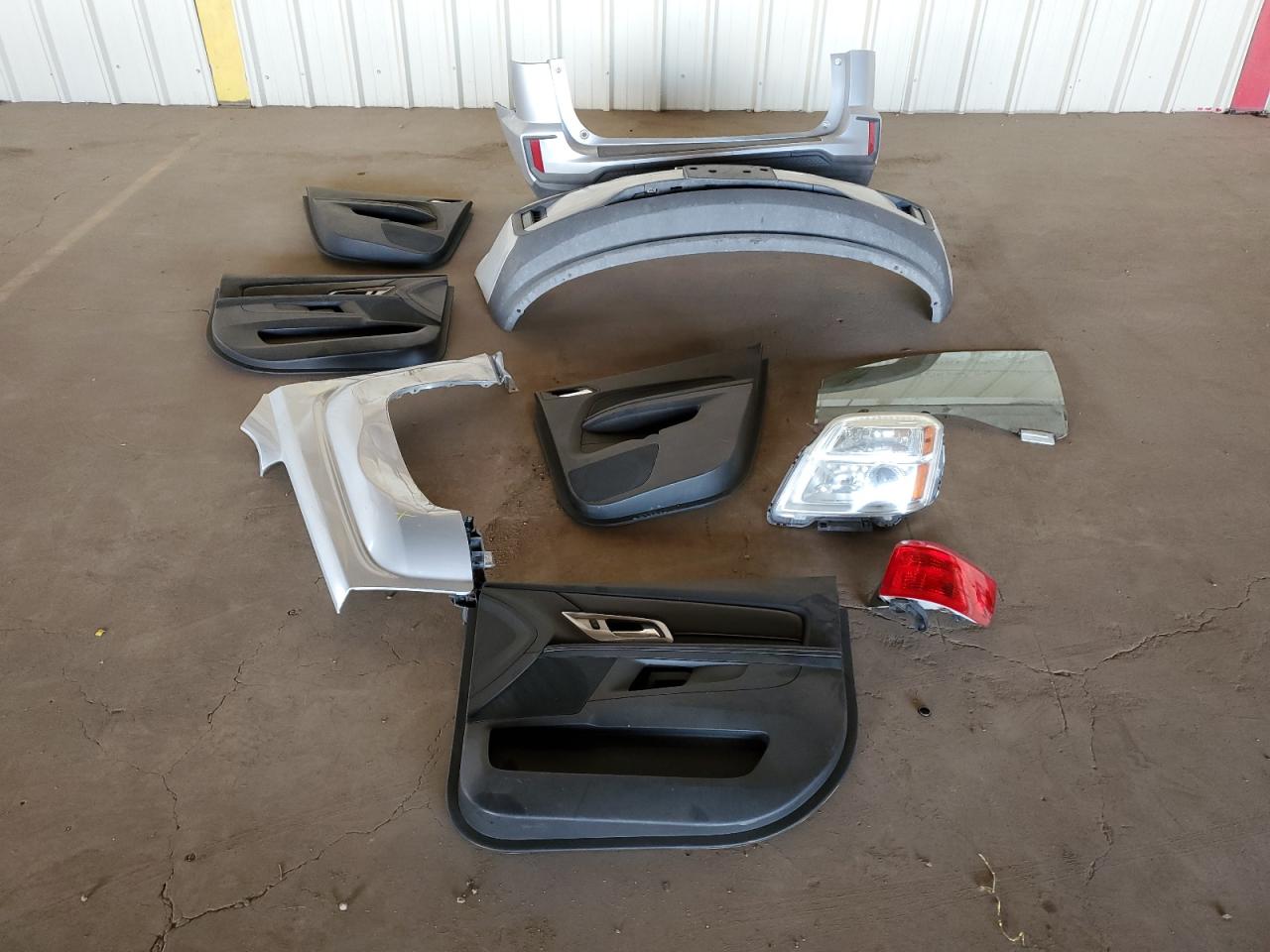 2017 GMC Terrain VIN 2GKALMEK6H6200983 Copart auction photo, undercarriage / all over damage thumbnail 12