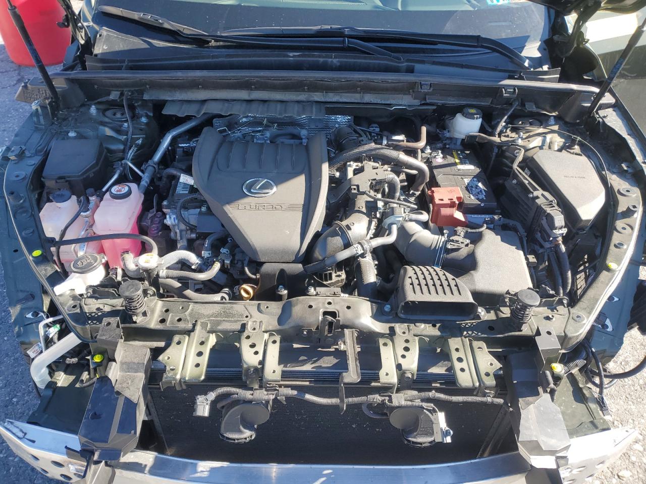 2023 Lexus NX VIN 2T2GGCEZ3PC027787 Copart auction photo, front end / partial repair damage thumbnail 12