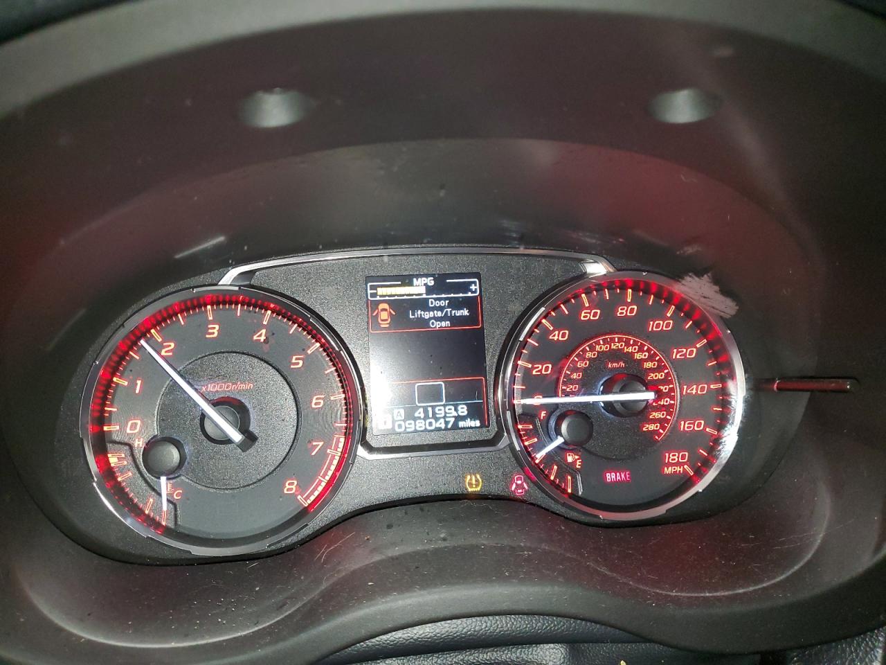 2015 Subaru WRX VIN JF1VA1J6XF9809334 Copart auction photo, front end damage thumbnail 9