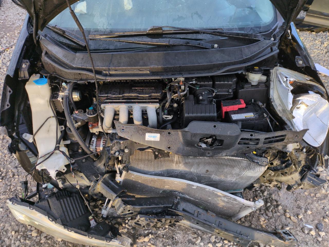 2011 Honda Fit VIN JHMGE8H56BC003466 Copart auction photo, front end damage thumbnail 11