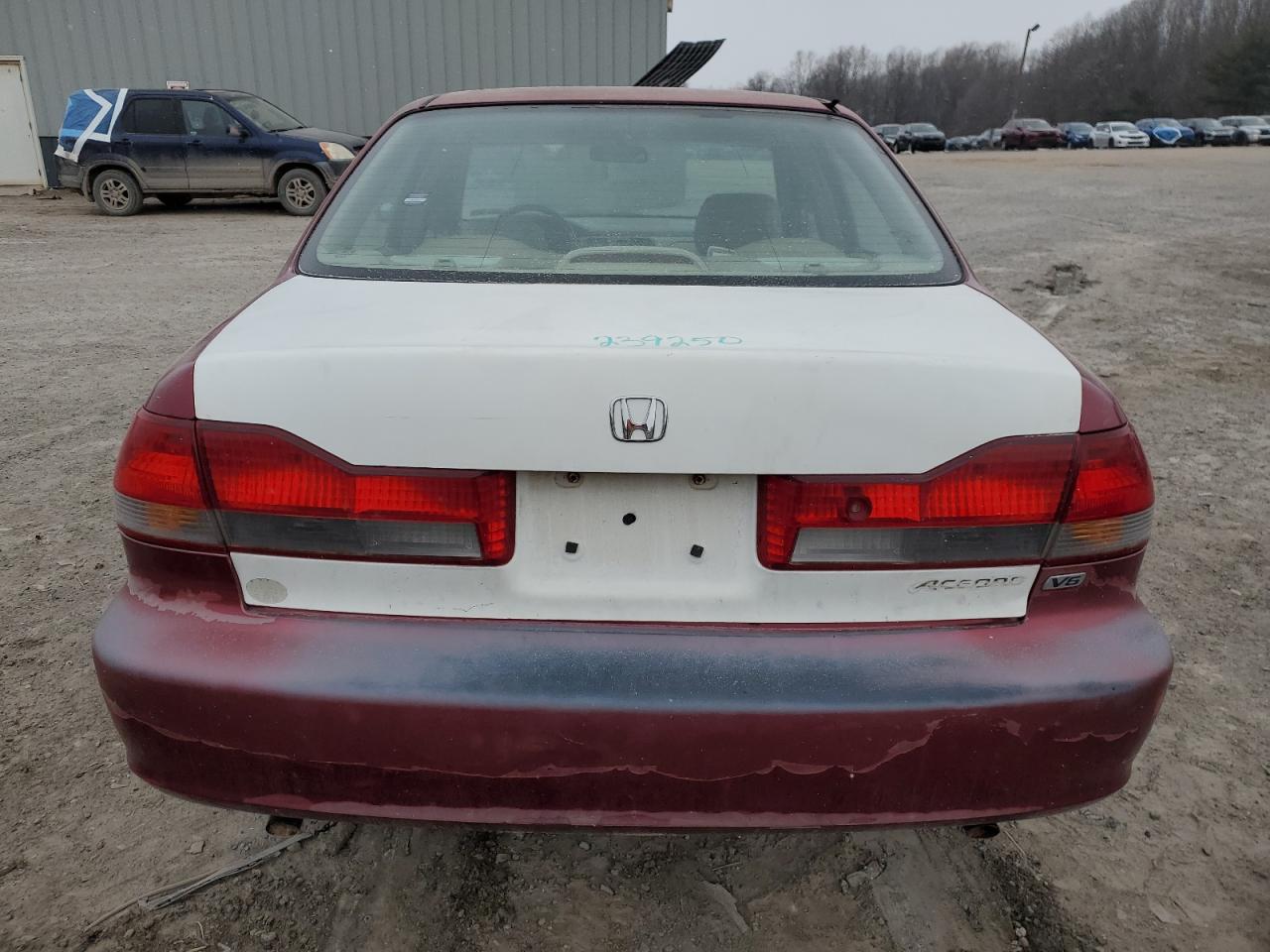2002 Honda Accord VIN 1HGCG16502A045519 Copart auction photo, front end / side damage thumbnail 6